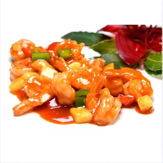 285 Gamberi in salsa agrodolce