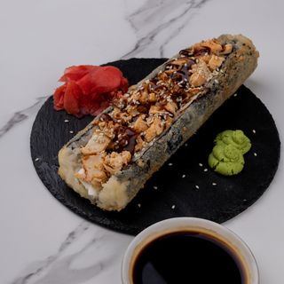 Ход дог ролл с курицей