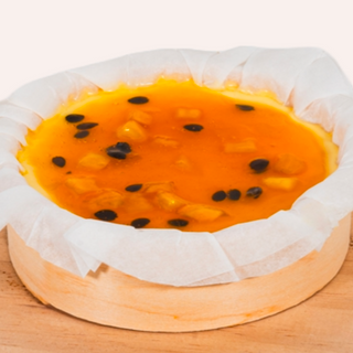 Cheesecake de mango y maracuya