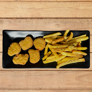 Nuggets con patatas