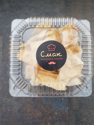 Чіпси лаваша із фірмовим часниковим соусом (100/30г)