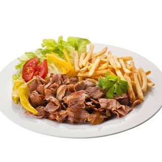 Plato Con Patatas O Arroz
