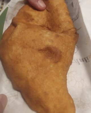 Panzerotto fritto con verdure