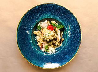 Ризото с микс от ароматни горски гъби, пармезан и мащерка (330г)