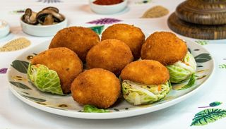 Krokiety z kapusta i grzybami