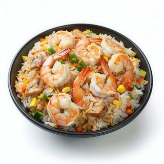 Arroz frito de la casa