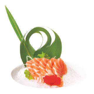 55. Sashimi sake 5 pezzi
