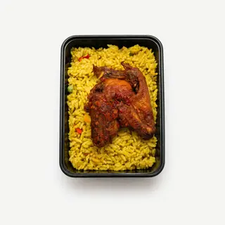 Fried Rice And Peppered Chicken - Chairman size