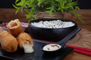 Yakitori Poulet Fromage tempura