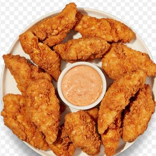 Tiras de pollo (ración)