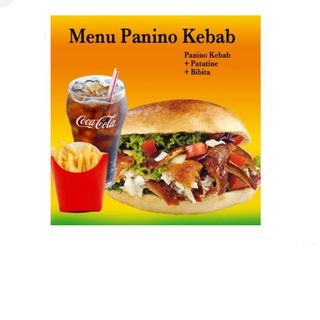 Menù panino, patatine e lattina