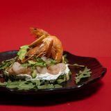 tartare d'avocat aux crevettes