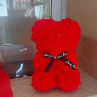 OSITO DE ROSAS DE GOMA EVA