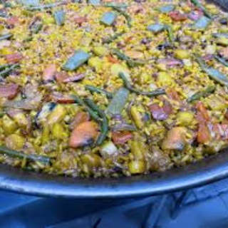 PAELLA DE SEPIA, MEJILLONES Y VERDURAS