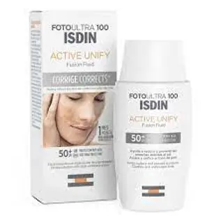Isdin Fotoultra 100 Invisible Active Unify 50+spf Corrige Transparent 50ml