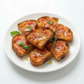 Tapa De Pan Con Tomate