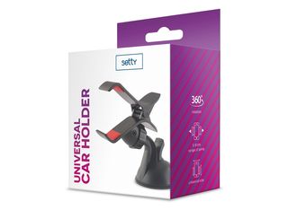 Стойка за кола Setty - Clipper, черна