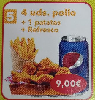 4 Unidades de pollo
