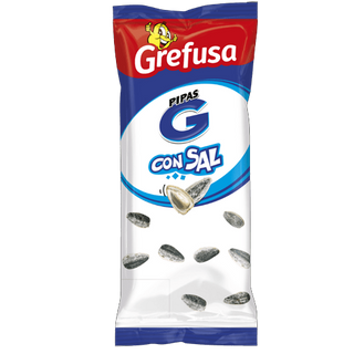 Pipas De Girasol Con Sal Grefusa. Tamaño Familiar