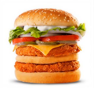 Burger Clásica Doble Pollo