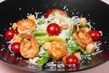 Салат "Цезарь" с креветками