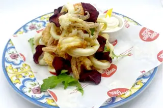 Frittura di gamberi  e calamari - senza glutine