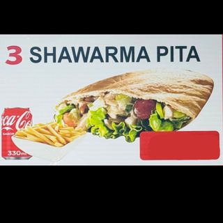 Menú Shawarma Pita