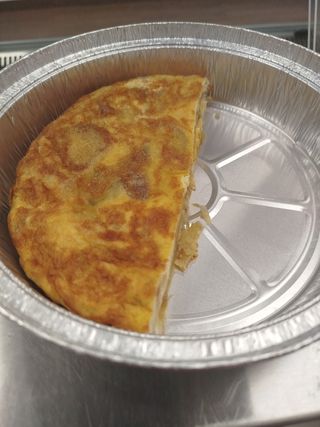 Media tortilla de patatas