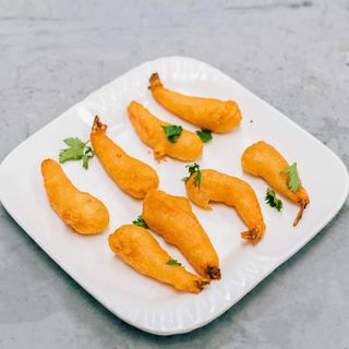 Golden Fried Prawns