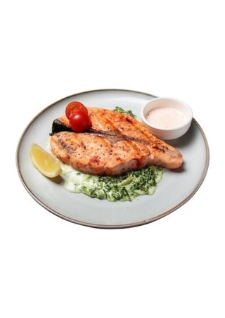 Стейк из лосося