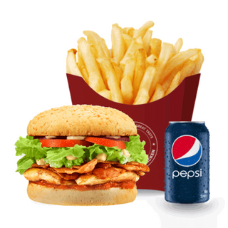 Menu VEGETABLE BURGER (VEGAN)