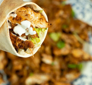 Chawarma Poulet+frit+sauce