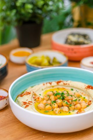 Klasyczny hummus z pitą