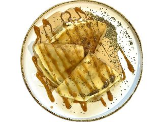 Млинці з солодким сиром та родзинками (350g)