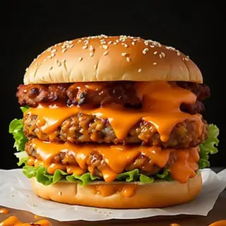 HUMBURGER DUPLO FRANGO MENU