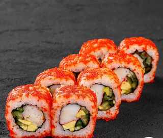 Каліфорнія з крабом в ікрі (330г)