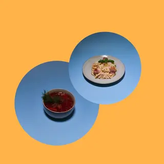 Zupa do wyboru + Pasta Carbonara