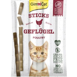 Ласощі GimCat стікс з м'ясом птиці, 1 паличка