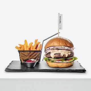 Грибной бургер