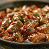 Свинско филе в соев сос (500г)