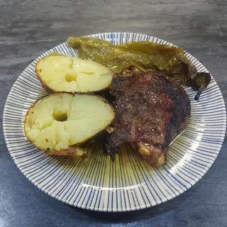 Galta de cerdo a l'ast