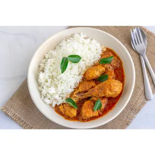 BASMATIC STEAMED RICE WITH CHICKEN