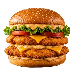 Double Chicken Burger