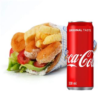Chicken Hero nuggets + Coca-Cola 0.33l