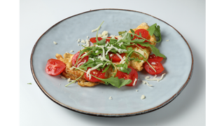 Omlet ser kozi + rukola