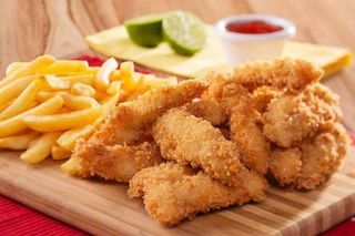 Frango empanado