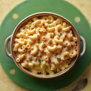 Macarrones con nata, bacon y setas