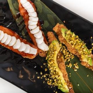 Gamberi in tempura fusion