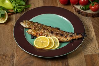 კალმახი მაყალზე