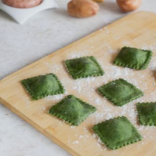 Ravioli espinacas